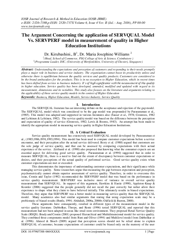 Servqual model parasuraman picture