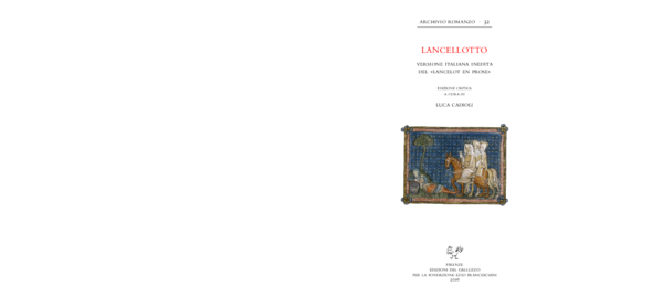 (PDF) Lancellotto. Versione italiana inedita del «Lancelot en prose»