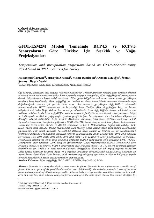 pdf-gfdl-esm2m-modeli-temelinde-rcp4-5-ve-rcp8-5-senaryolar-na-g-re