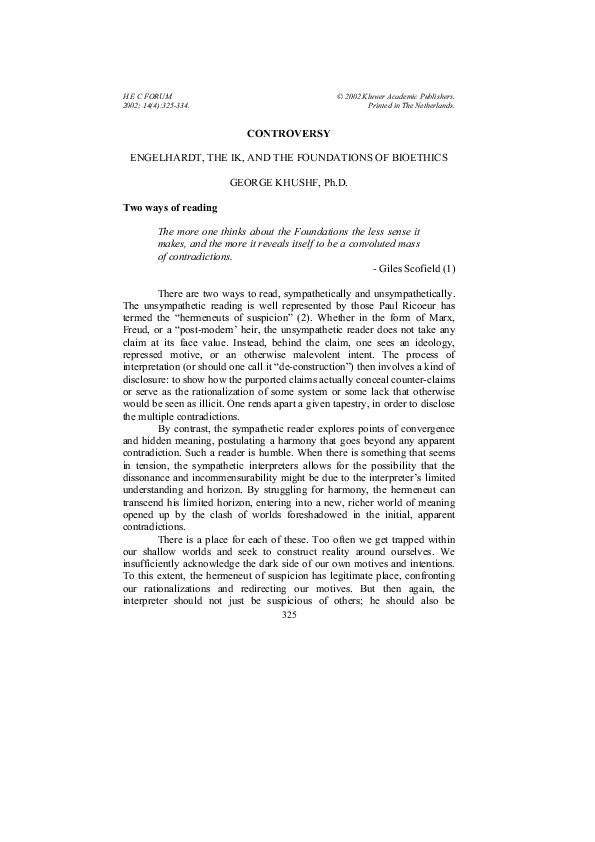 Importance of bioethics essay image