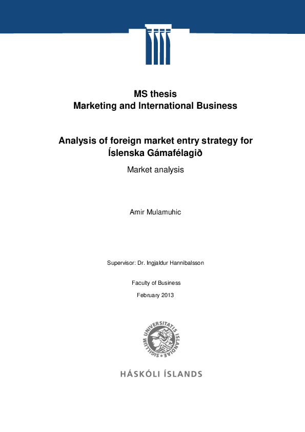 Marketing master thesis! picture