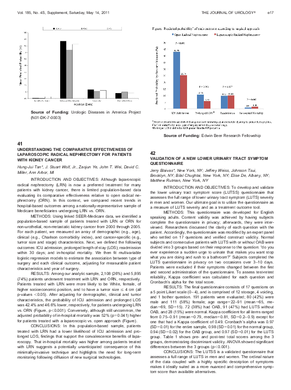 (PDF) 42 VALIDATION OF A NEW LOWER URINARY TRACT SYMPTOM QUESTIONNAIRE