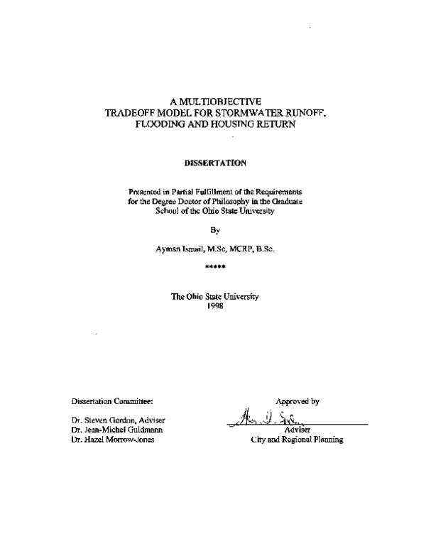 PDF) Partial Fulfillment of the Requirements for the Degree Doctor