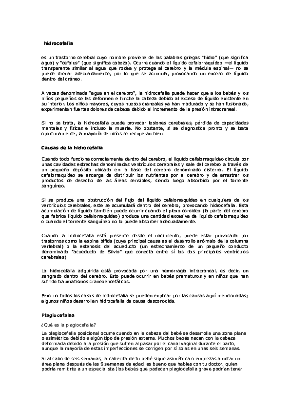 Líquido en mi médula espinal