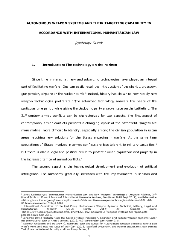 Benefits of lethal autonomous weapons image