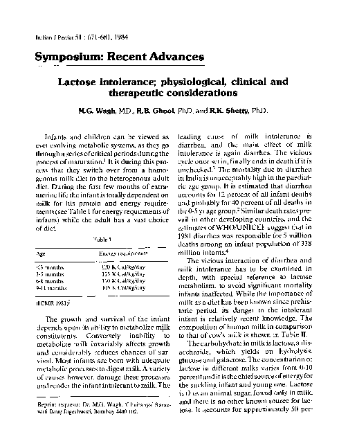 intolérance au lactose spe svt