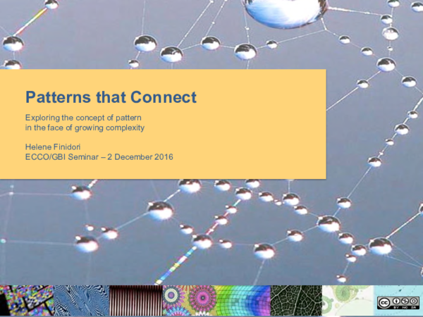 (PDF) Patterns that Connect: Exploring the concept of pattern in the ...