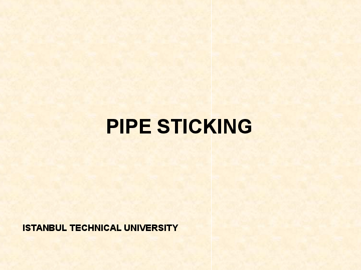 (PPT) PIPE STICKING.ppt Izzettin Pala Academia.edu