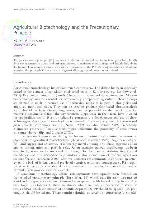 Agricultural bioengineering essay picture