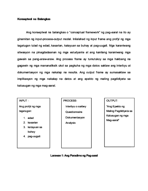 (DOC) Konseptwal na Balangkas