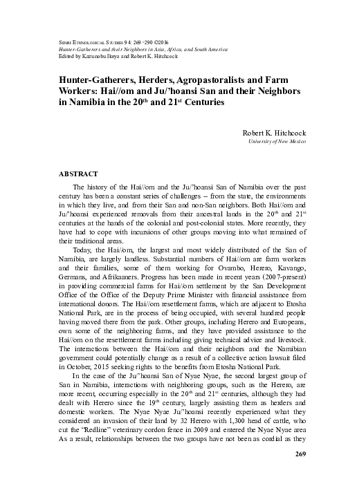 Ju/'hoansi culture picture