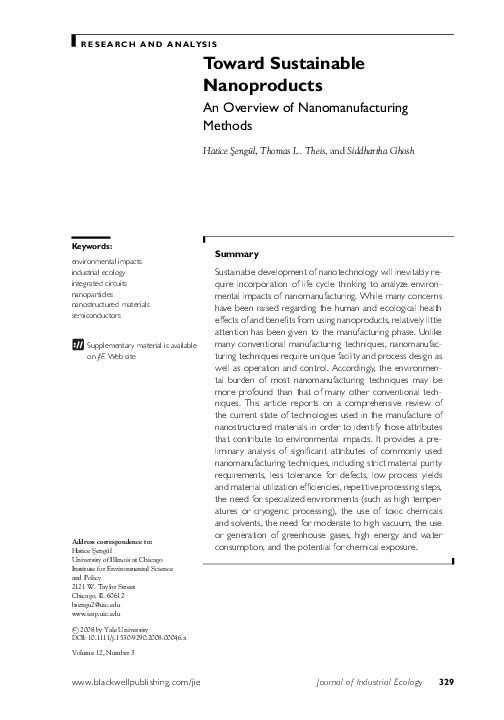 Nanotechnology products picture