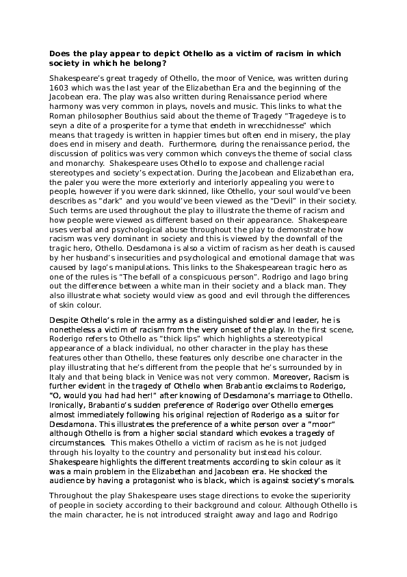 Is iago a victim image