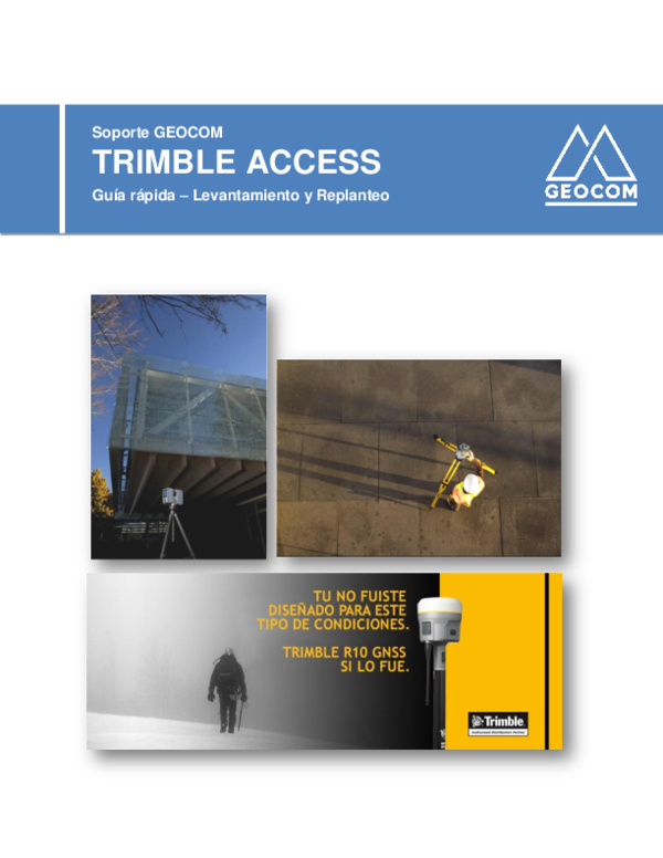 Trimble Access Guide Pdf | Brochure Trimble Connect – UFOVGA