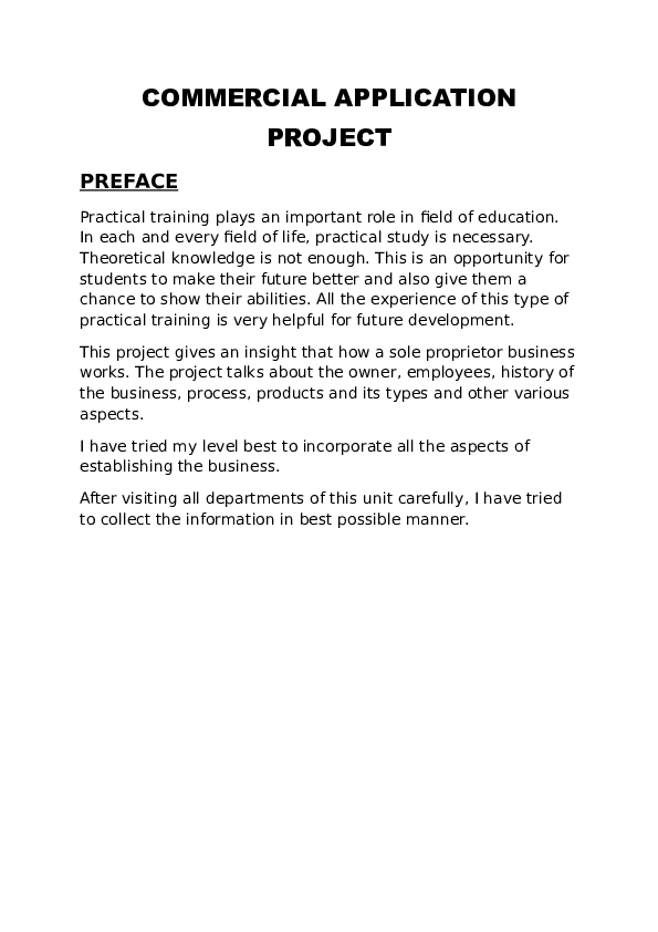 (DOC) COMMERCIAL APPLICATION PROJECT