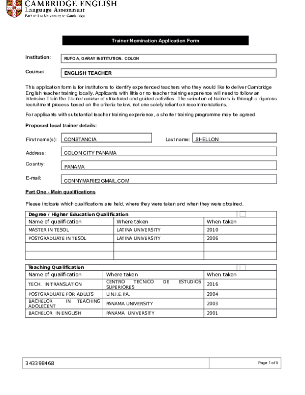 DOC) Trainer Nomination Application Form Institution | Evelyn Gomez - Academia.edu doc-trainer-nomination-application-form-institution-evelyn-gomez-academia-edu