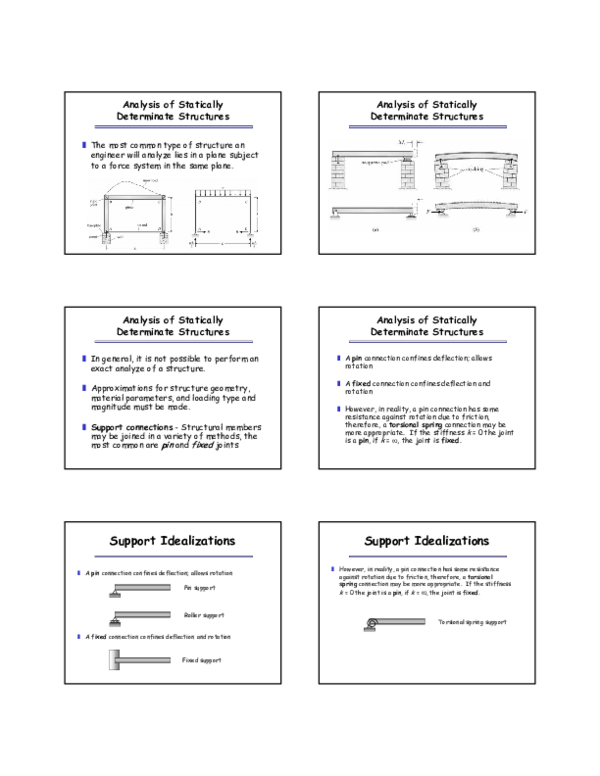 Pdf Analysis Of Statically Determinate Structures Pdf Analysis Of Statically Determinate Structures