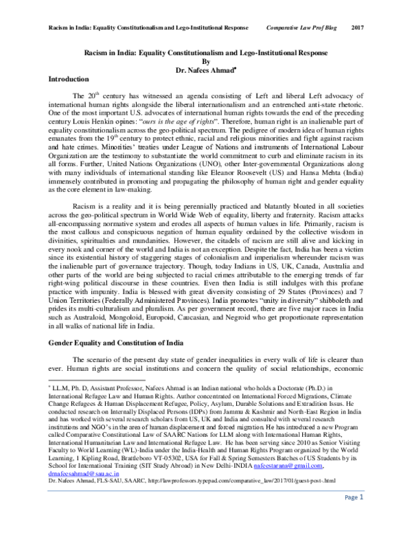 Indian racism essay picture