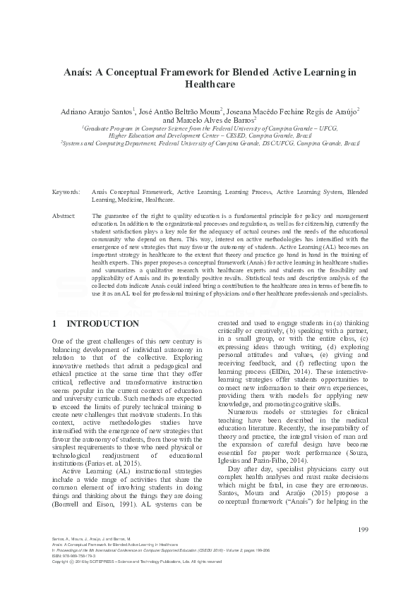 (PDF) Anaís: A Conceptual Framework for Blended Active Learning in ...