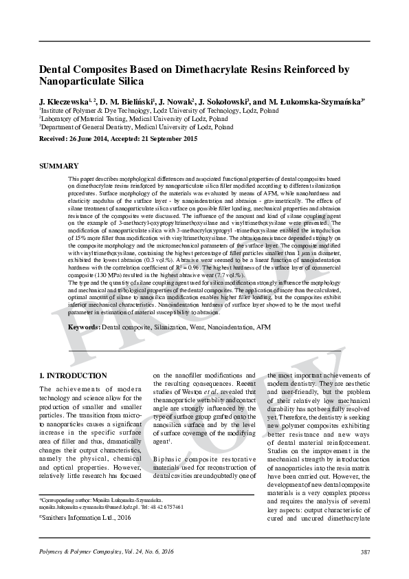 (PDF) Dental Composites Based on Dimethacrylate Resins Reinforced by Nanoparticulate Silica.pdf