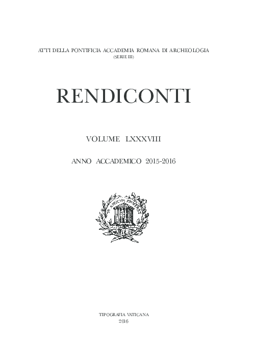 2016_I DECENNI TRA L’ESILIO IN SARDEGNA DI CALLISTO E QUELLO DI PONZIANO: I RAPPORTI TRA CRISTIANI E PAGANI E LA RICOSTRUZIONE DEL TEMPIO NAZIONALE DEL SARDUS PATER PRESSO I METALLA IMPERIALI