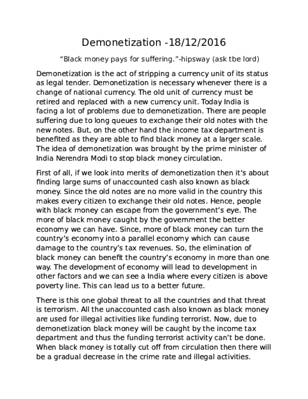 Essay demonetisation pdf 08 image