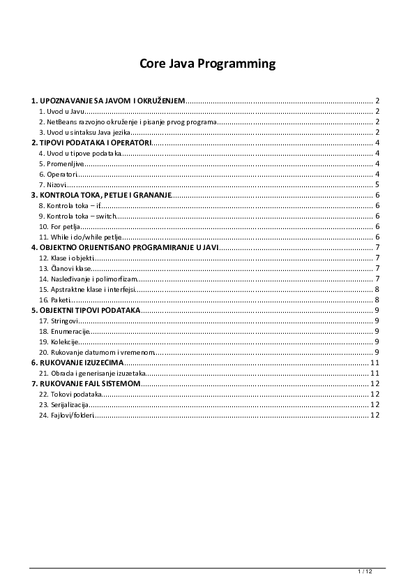 (PDF) Core Java Programming