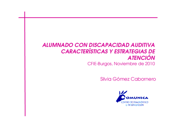 (PDF) ALUMNADO CON DISCAPACIDAD AUDITIVA CARACTERÍSTICAS Y ESTRATEGIAS