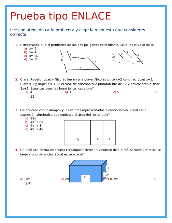 (DOC) Prueba tipo ENLACE