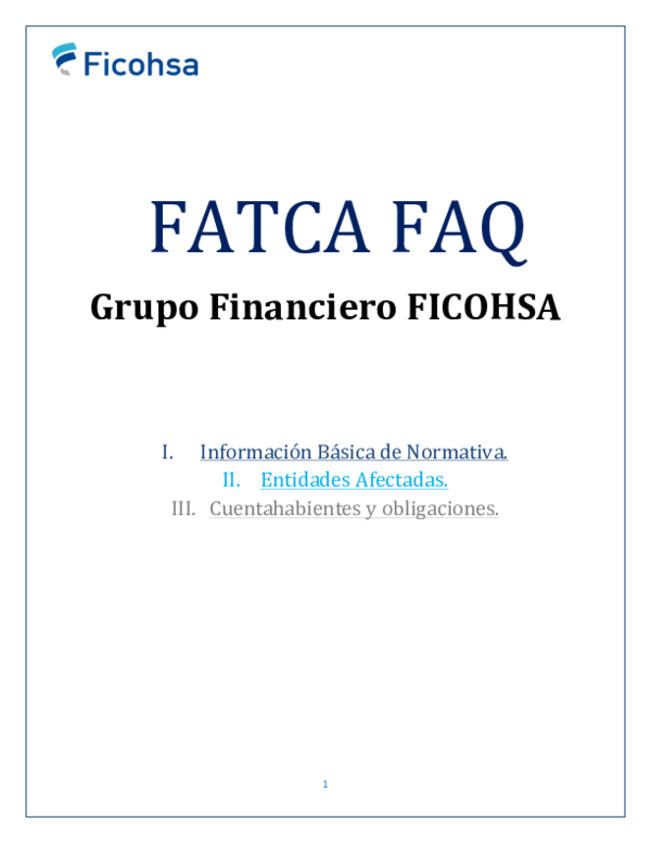 (PDF) FATCA FAQ