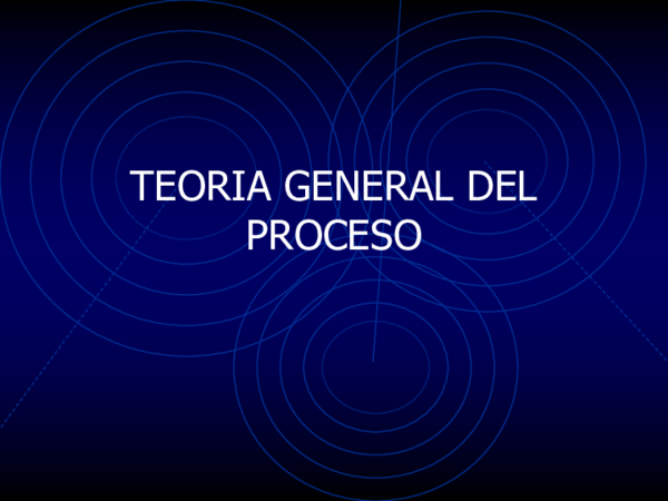 (PDF) TEORIA GENERAL DEL PROCESO