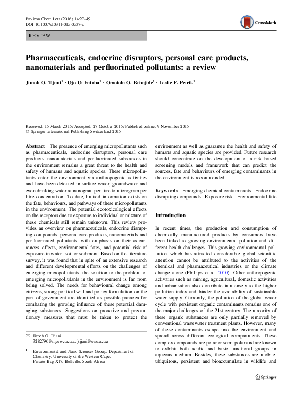 Endocrine disruptors directly affect which of the following in an organism? picture