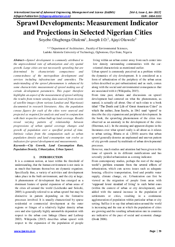 Suburban sprawl image