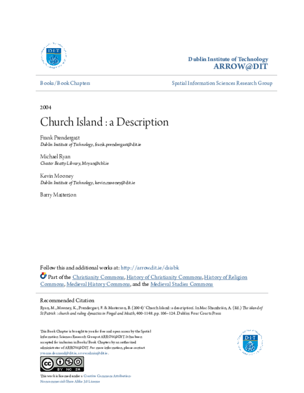 Church Island : a Description