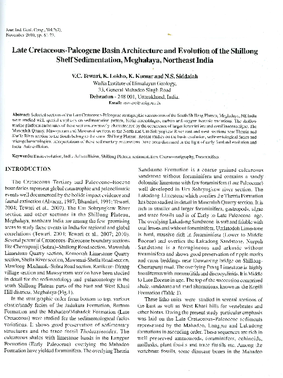 (PDF) Late Cretaceous–Paleogene Basin Architecture and Evolution of the ...
