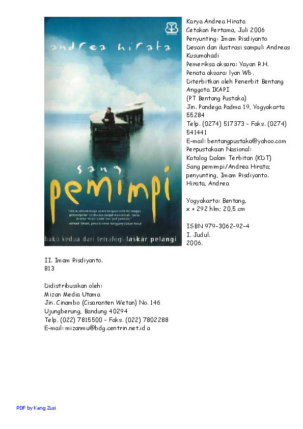 (PDF) Sang pemimpi full Fauzan Nurkholis Academia.edu