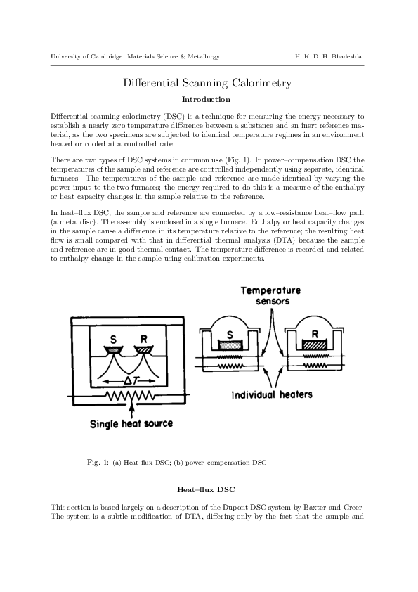 (PDF) Differential Scanning Calorimetry Miguel Ocaña Academia.edu