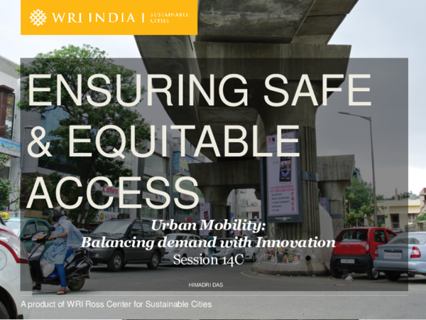 (PDF) ENSURING SAFE & EQUITABLE ACCESS