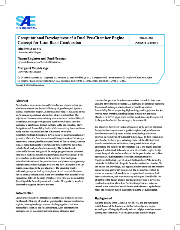 (PDF) Computational Development of a Dual Pre-Chamber Engine Concept ...