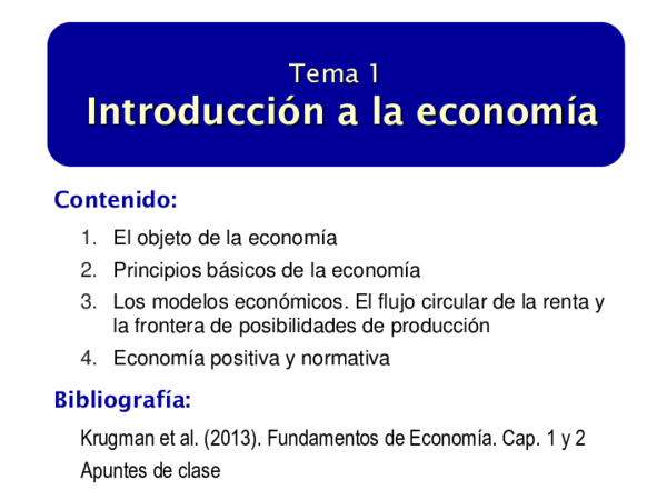 (PDF) Introducción a la economía