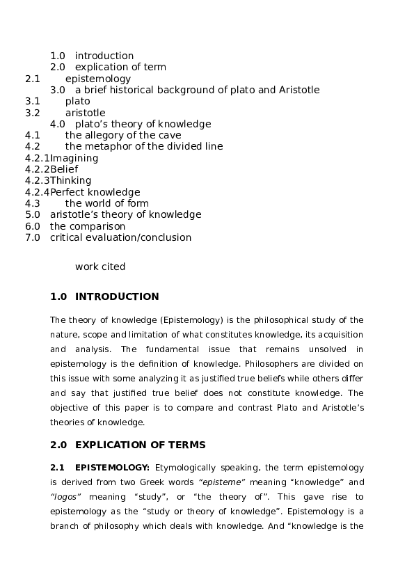 Plato's theory of knowledge pdf picture