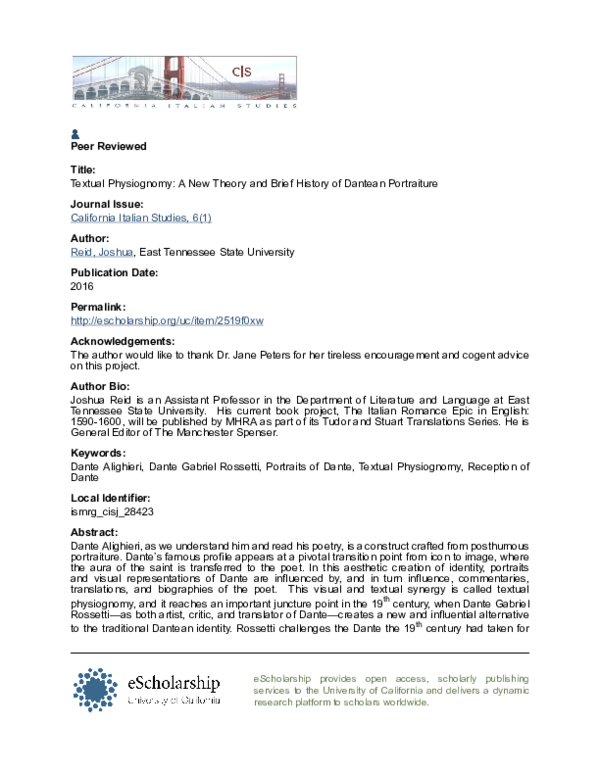 Physiognomy theory essay 08 image