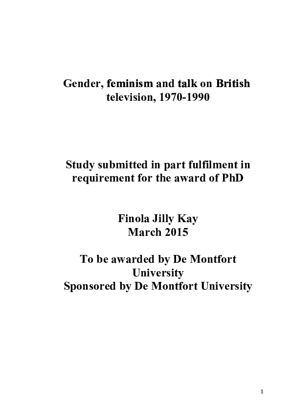 Sociology, gender dissertation topics picture