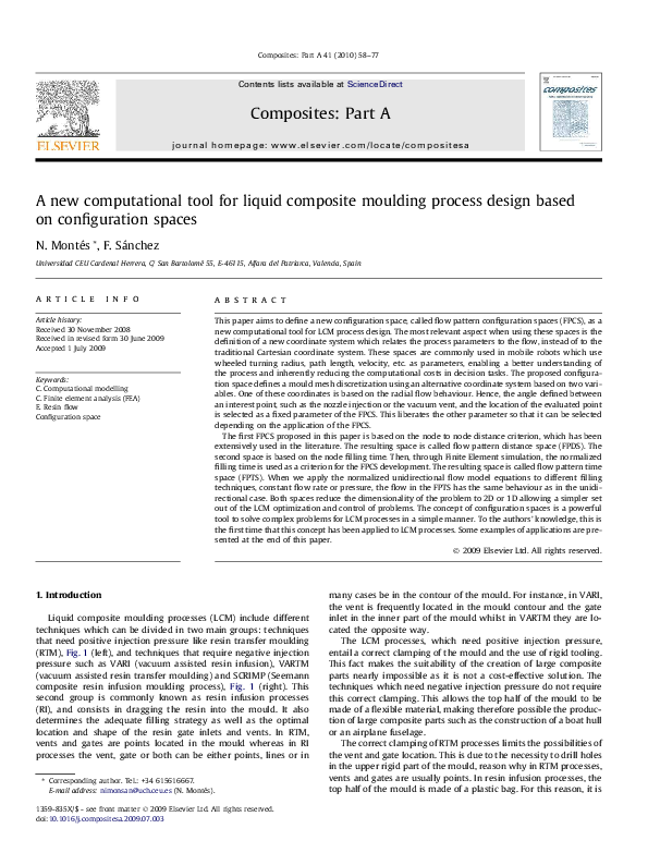(PDF) A new computational tool for liquid composite moulding process ...