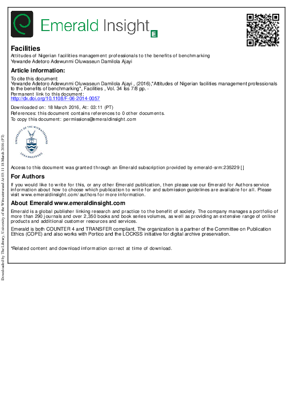 Benchmark benefits image