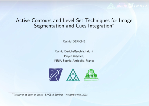 (PDF) Active Contours and Level Set Techniques for Image Segmentation ...