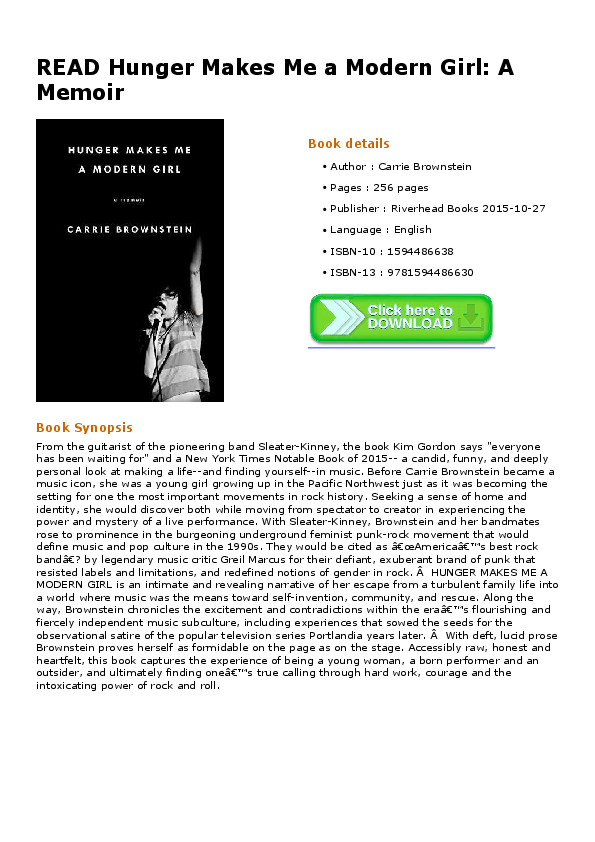 (PDF) Brownstein's Journey in Feminist Punk Rock