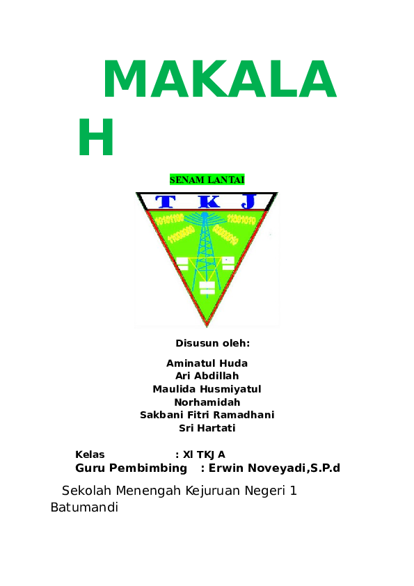 Doc Makala H Senam Lantai Disusun Oleh Sarbani Ar Rasyiid Academia Edu