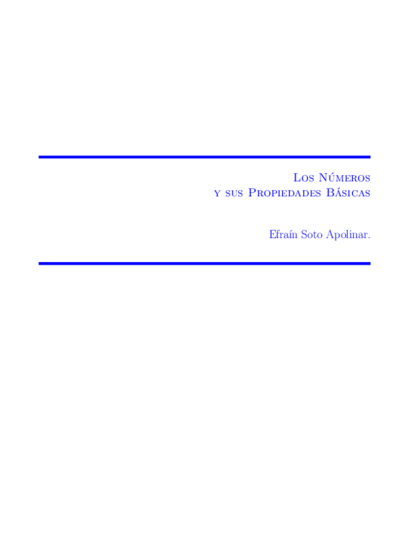  PDF Los N Umeros Y Sus Propiedades B Asicas Karencita Reyes 