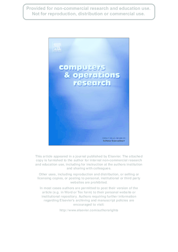(PDF) An operational policy for an integrated inventory system under ...